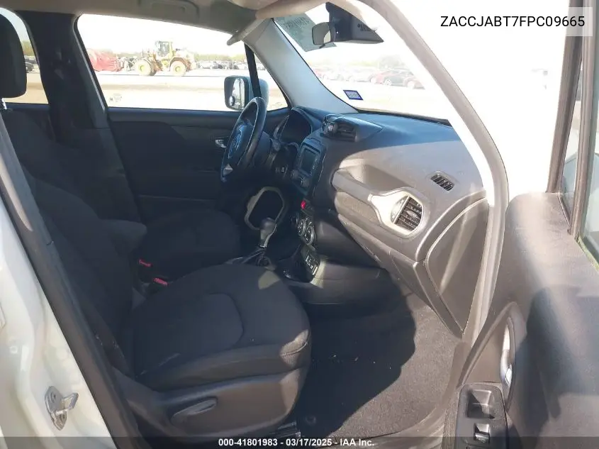 2015 Jeep Renegade Latitude VIN: ZACCJABT7FPC09665 Lot: 41801983