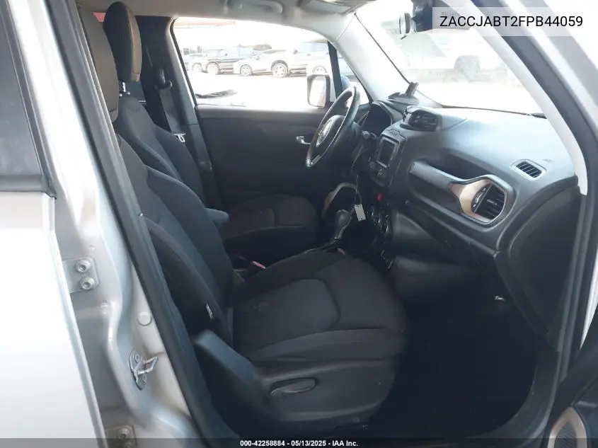 2015 Jeep Renegade Latitude VIN: ZACCJABT2FPB44059 Lot: 42258884