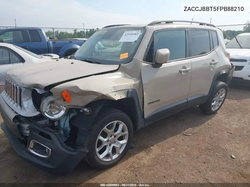 2015 Jeep Renegade Latitude VIN: ZACCJBBT5FPB88210 Lot: 42590983