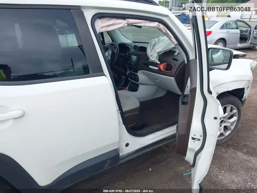 2015 Jeep Renegade Latitude VIN: ZACCJBBT0FPB63048 Lot: 42615762