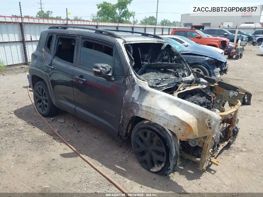 2016 Jeep Renegade Justice VIN: ZACCJBBT2GPD68357 Lot: 42247769