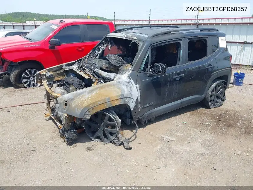 2016 Jeep Renegade Justice VIN: ZACCJBBT2GPD68357 Lot: 42247769