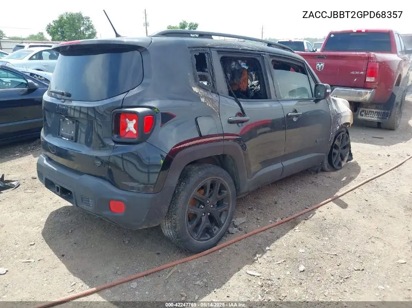 2016 Jeep Renegade Justice VIN: ZACCJBBT2GPD68357 Lot: 42247769