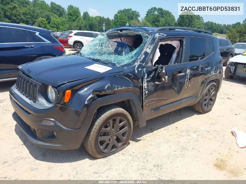2016 Jeep Renegade Justice VIN: ZACCJBBT6GPD53831 Lot: 42611121