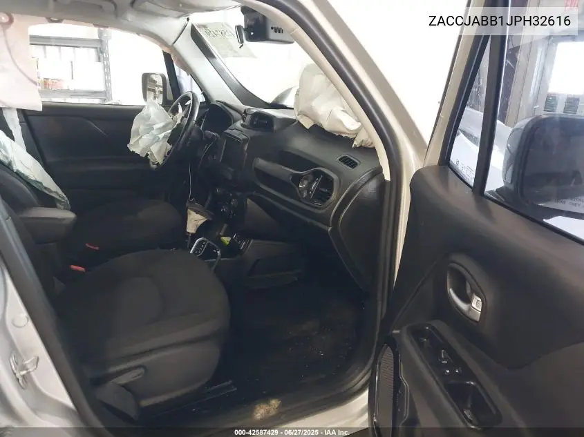 2018 Jeep Renegade Altitude Fwd VIN: ZACCJABB1JPH32616 Lot: 42587429