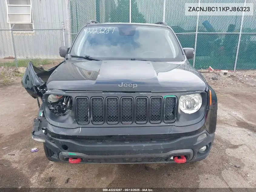 zacnjbc11kpj86323 ZACNJBC11KPJ86323 2019 Jeep Renegade Trailhawk 4X4