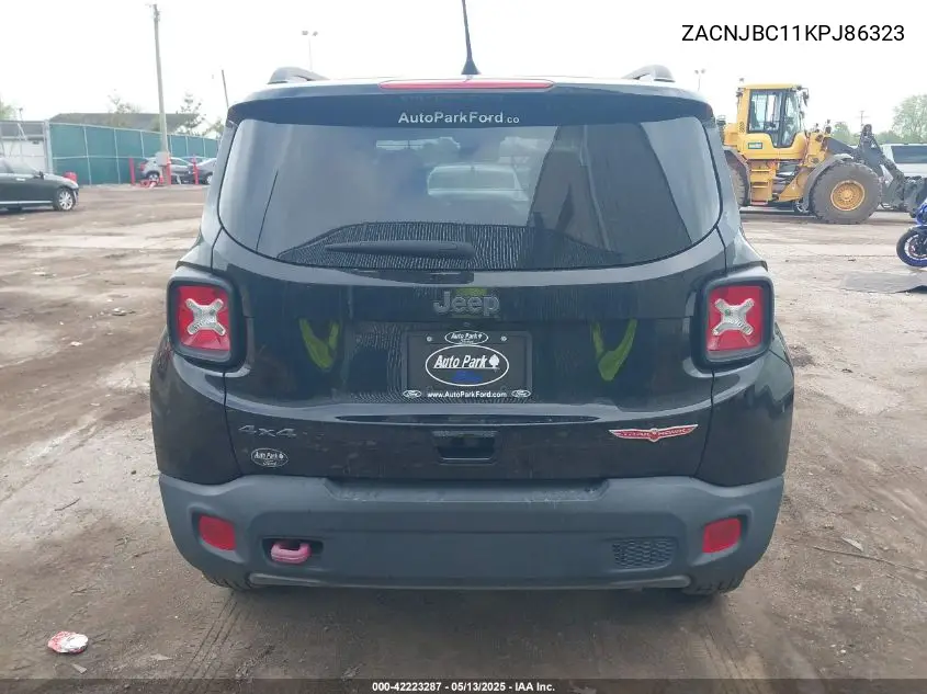 zacnjbc11kpj86323 ZACNJBC11KPJ86323 2019 Jeep Renegade Trailhawk 4X4