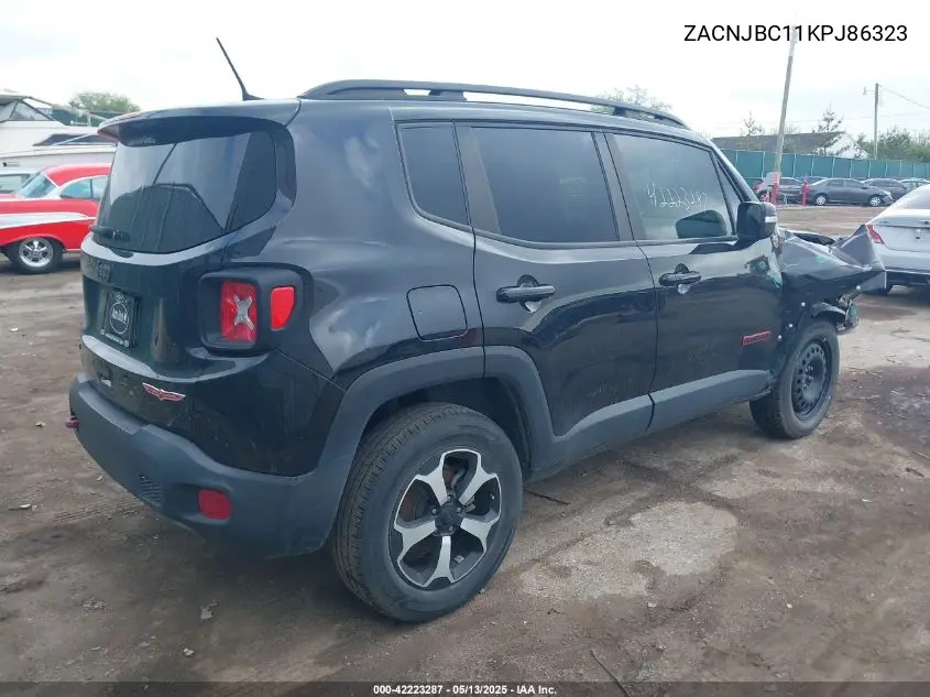 zacnjbc11kpj86323 ZACNJBC11KPJ86323 2019 Jeep Renegade Trailhawk 4X4