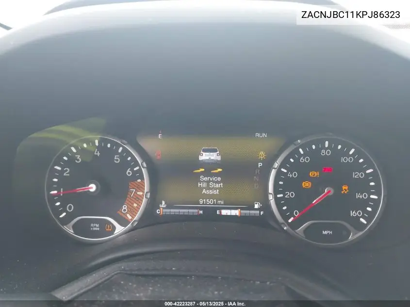 zacnjbc11kpj86323 ZACNJBC11KPJ86323 2019 Jeep Renegade Trailhawk 4X4