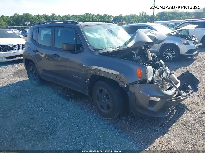 2019 Jeep Renegade Sport Fwd VIN: ZACNJAAB7KPK13823 Lot: 42579555