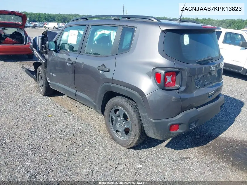 2019 Jeep Renegade Sport Fwd VIN: ZACNJAAB7KPK13823 Lot: 42579555