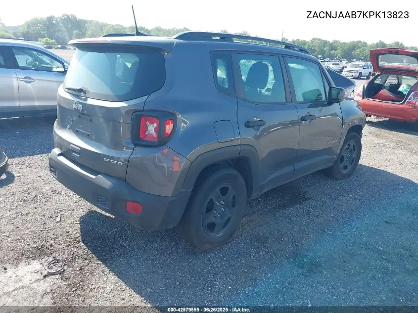 2019 Jeep Renegade Sport Fwd VIN: ZACNJAAB7KPK13823 Lot: 42579555