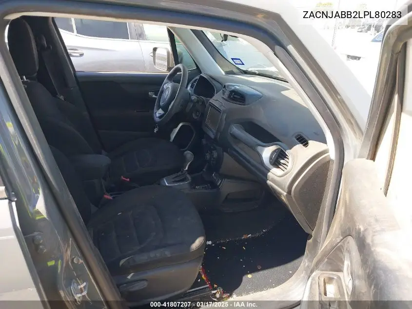 2020 Jeep Renegade Latitude Fwd VIN: ZACNJABB2LPL80283 Lot: 41807207