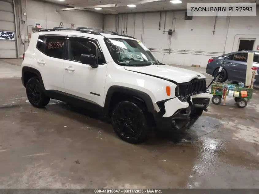 2020 Jeep Renegade Upland 4X4 VIN: ZACNJBAB6LPL92993 Lot: 41815847