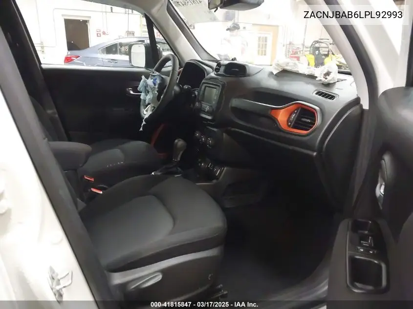 2020 Jeep Renegade Upland 4X4 VIN: ZACNJBAB6LPL92993 Lot: 41815847