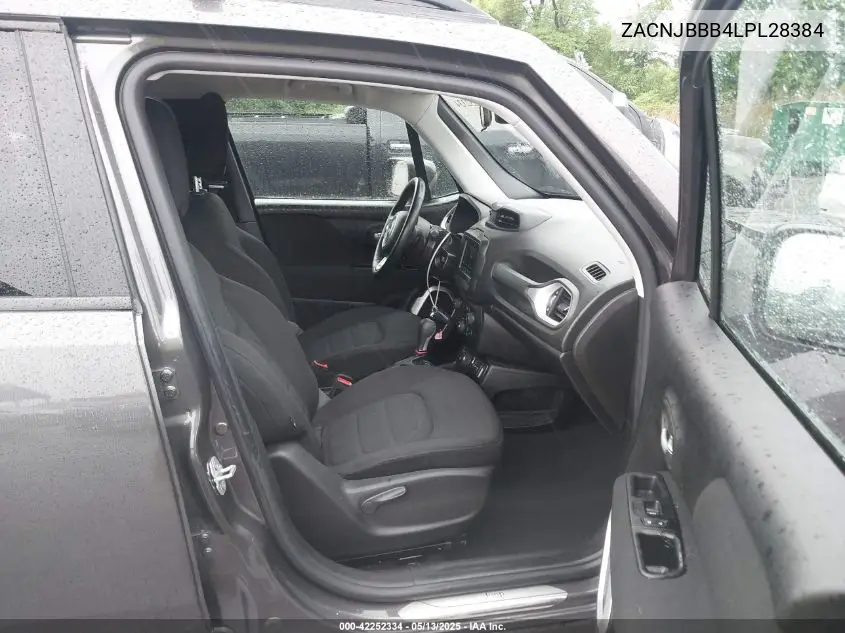 2020 Jeep Renegade Latitude 4X4 VIN: ZACNJBBB4LPL28384 Lot: 42252334