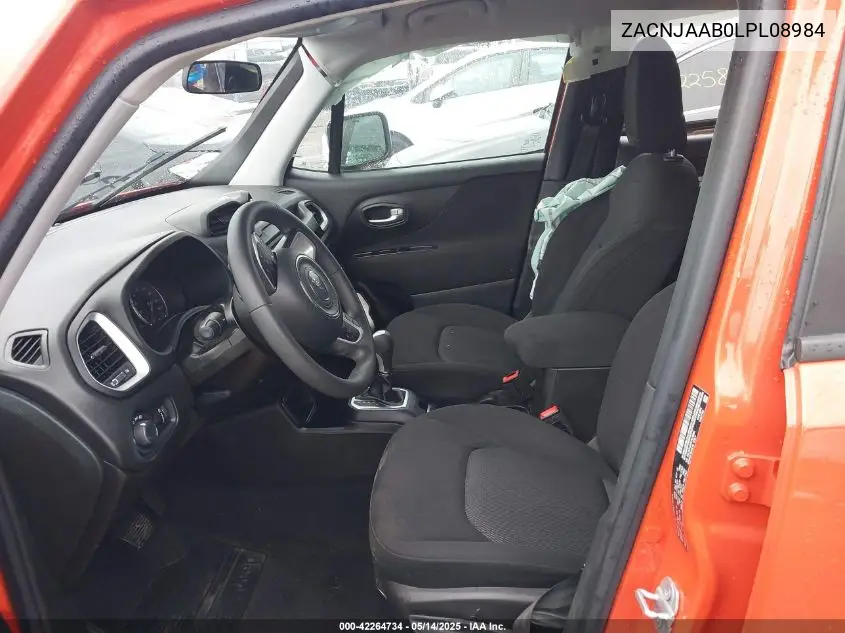 2020 Jeep Renegade Sport Fwd VIN: ZACNJAAB0LPL08984 Lot: 42264734
