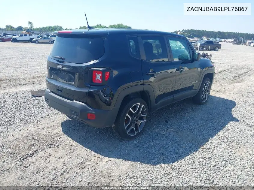 2020 Jeep Renegade Jeepster 4X4 VIN: ZACNJBAB9LPL76867 Lot: 42269754