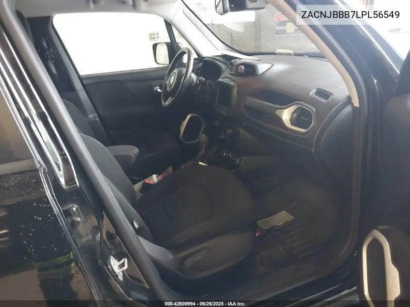 2020 Jeep Renegade Latitude 4X4 VIN: ZACNJBBB7LPL56549 Lot: 42600994