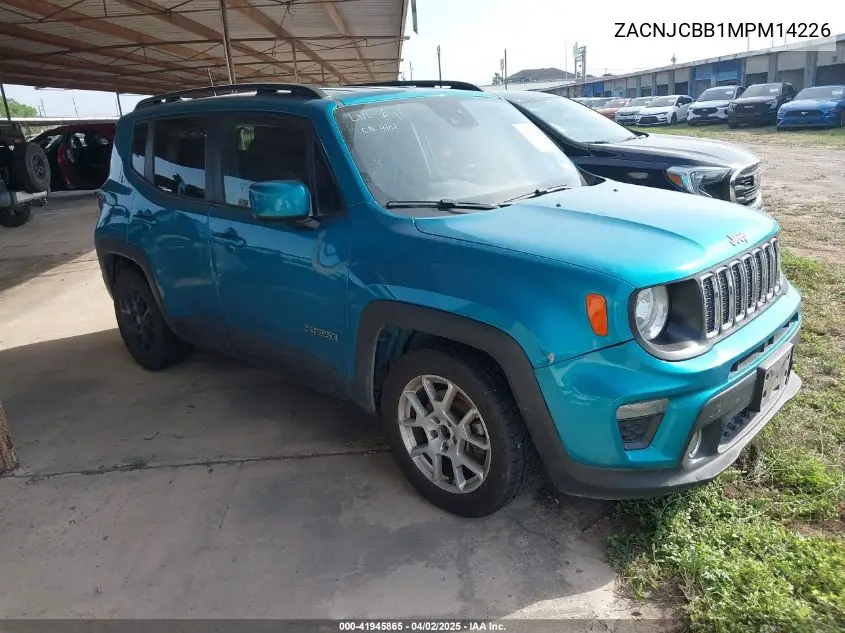 2021 Jeep Renegade Latitude Fwd VIN: ZACNJCBB1MPM14226 Lot: 41945865