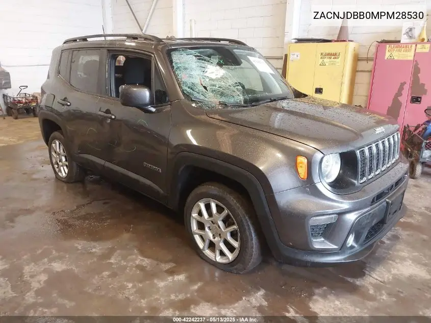 2021 Jeep Renegade Latitude 4X4 VIN: ZACNJDBB0MPM28530 Lot: 42242237