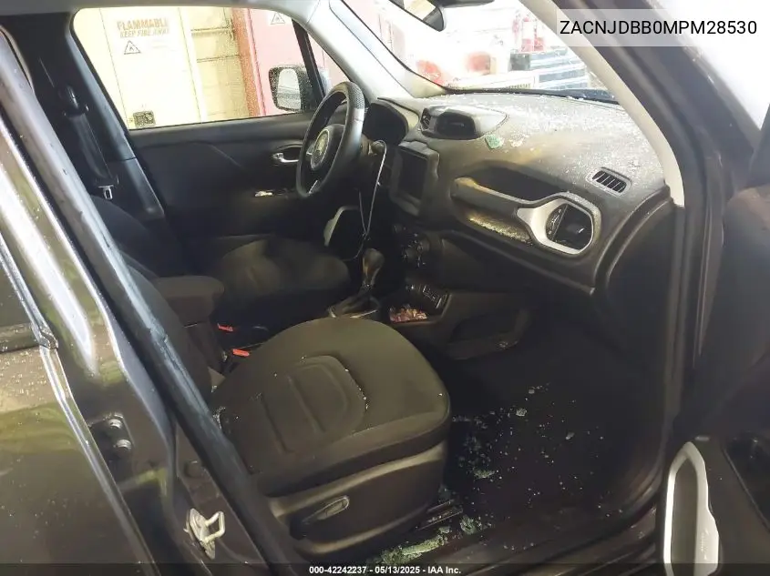 2021 Jeep Renegade Latitude 4X4 VIN: ZACNJDBB0MPM28530 Lot: 42242237