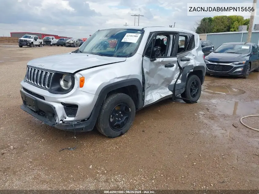 2021 Jeep Renegade Sport 4X4 VIN: ZACNJDAB6MPN15656 Lot: 42581580