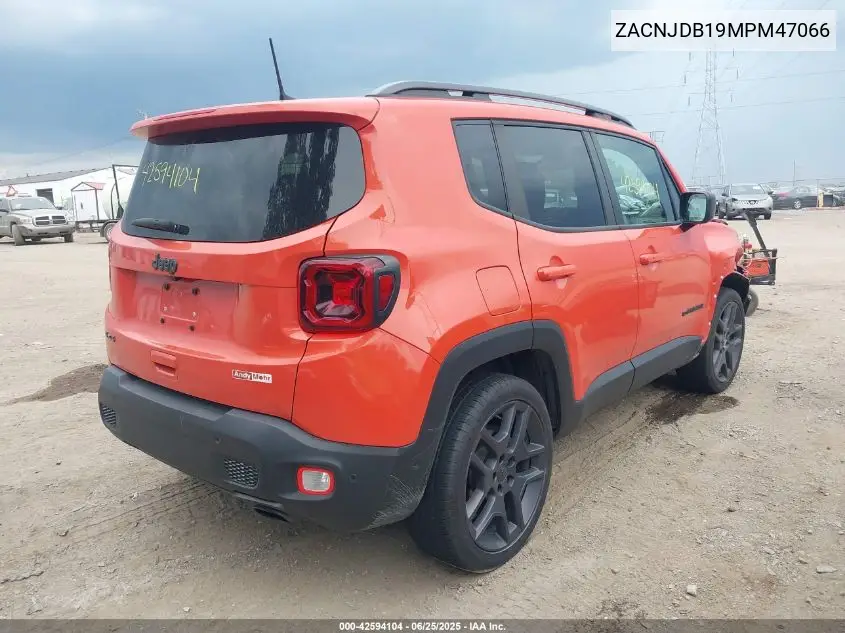 2021 Jeep Renegade 80Th Anniversary 4X4 VIN: ZACNJDB19MPM47066 Lot: 42594104