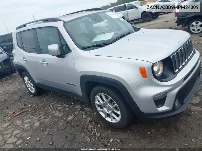 2021 Jeep Renegade Latitude Fwd VIN: ZACNJCBB9MPM24809 Lot: 42596013