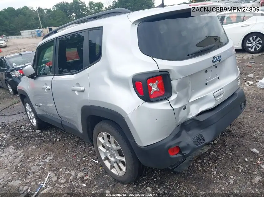 2021 Jeep Renegade Latitude Fwd VIN: ZACNJCBB9MPM24809 Lot: 42596013