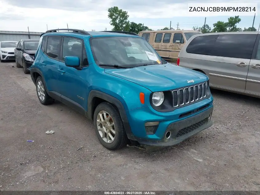 2021 Jeep Renegade Latitude Fwd VIN: ZACNJCBB9MPM28214 Lot: 42604023