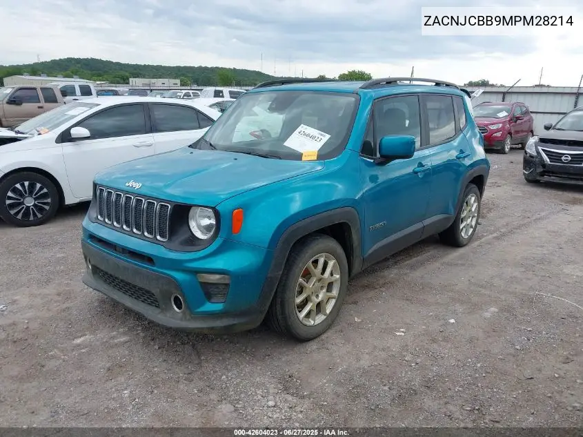 2021 Jeep Renegade Latitude Fwd VIN: ZACNJCBB9MPM28214 Lot: 42604023