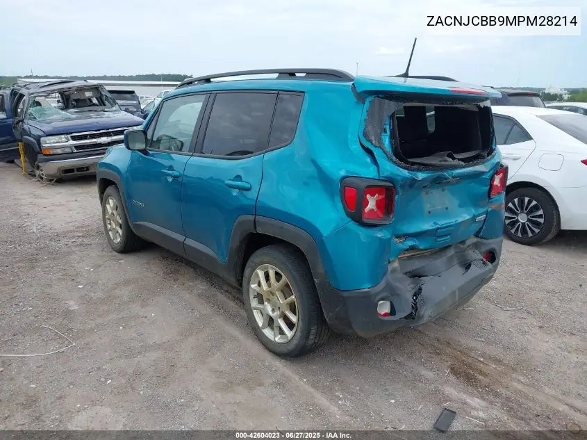 2021 Jeep Renegade Latitude Fwd VIN: ZACNJCBB9MPM28214 Lot: 42604023