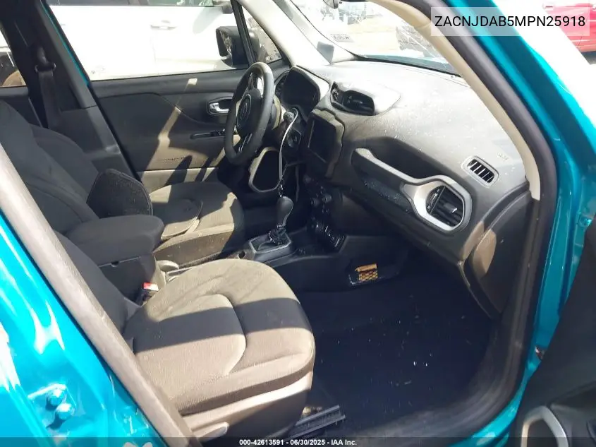 2021 Jeep Renegade Sport 4X4 VIN: ZACNJDAB5MPN25918 Lot: 42613591
