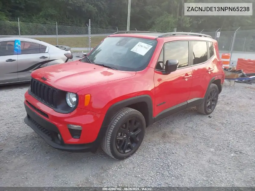 2022 Jeep Renegade Altitude 4X4 VIN: ZACNJDE13NPN65238 Lot: 42567162