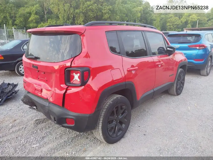 2022 Jeep Renegade Altitude 4X4 VIN: ZACNJDE13NPN65238 Lot: 42567162