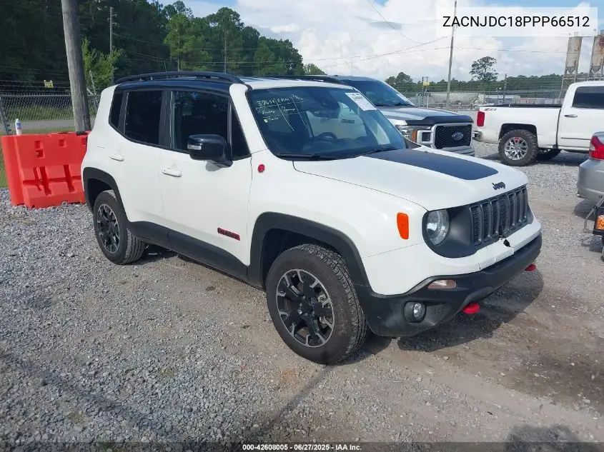 2023 Jeep Renegade Trailhawk 4X4 VIN: ZACNJDC18PPP66512 Lot: 42608005