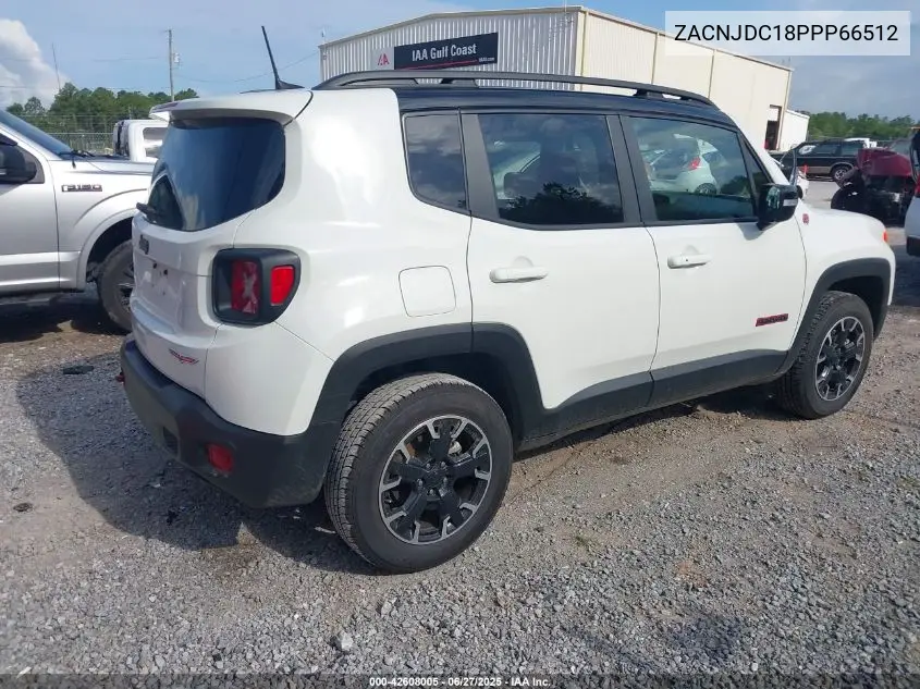 2023 Jeep Renegade Trailhawk 4X4 VIN: ZACNJDC18PPP66512 Lot: 42608005