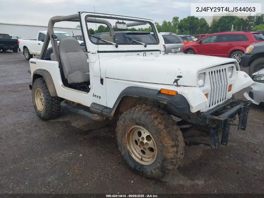 1990 Jeep Wrangler / Yj VIN: 2J4FY29T4LJ544063 Lot: 42414414