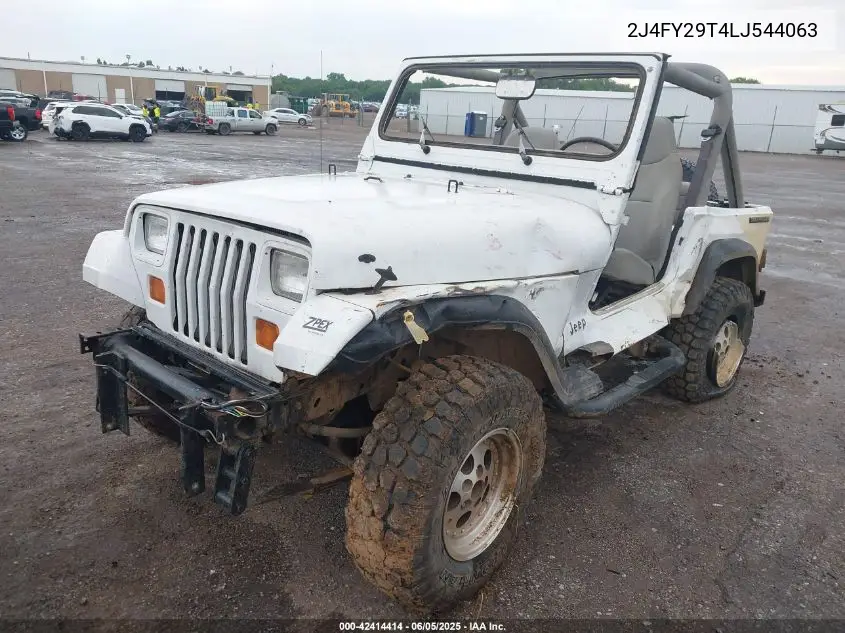 1990 Jeep Wrangler / Yj VIN: 2J4FY29T4LJ544063 Lot: 42414414
