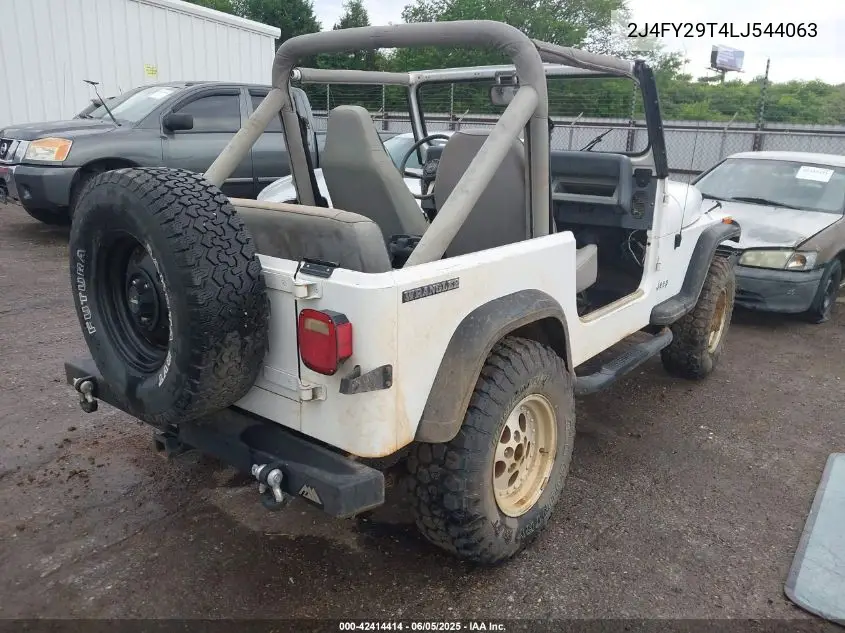 1990 Jeep Wrangler / Yj VIN: 2J4FY29T4LJ544063 Lot: 42414414