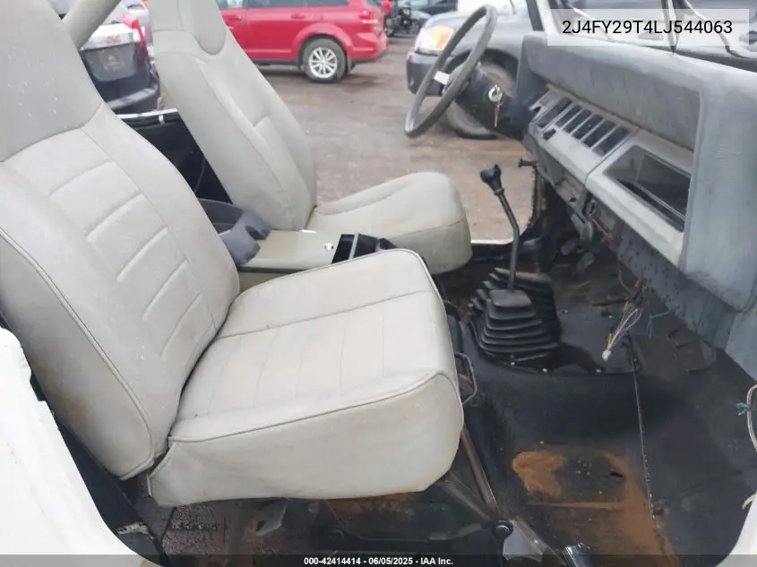 1990 Jeep Wrangler / Yj VIN: 2J4FY29T4LJ544063 Lot: 42414414