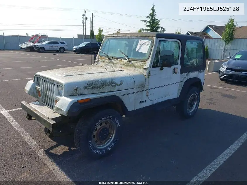 1990 Jeep Wrangler / Yj S VIN: 2J4FY19E5LJ525128 Lot: 42539940