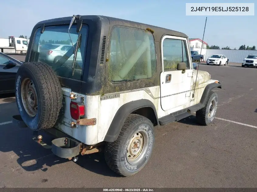 1990 Jeep Wrangler / Yj S VIN: 2J4FY19E5LJ525128 Lot: 42539940