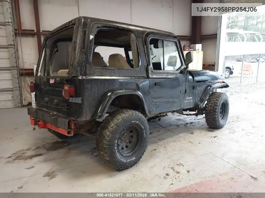 1993 Jeep Wrangler / Yj VIN: 1J4FY29S8PP254506 Lot: 41521077