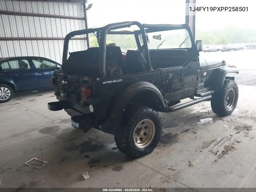 1993 Jeep Wrangler / Yj S VIN: 1J4FY19PXPP258501 Lot: 42345068