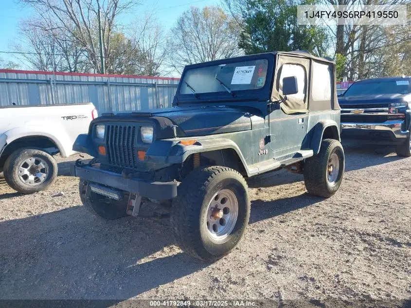 1994 Jeep Wrangler / Yj Sahara VIN: 1J4FY49S6RP419550 Lot: 41792849
