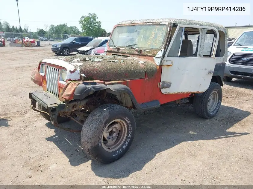 1994 Jeep Wrangler / Yj S VIN: 1J4FY19P9RP414286 Lot: 42489372