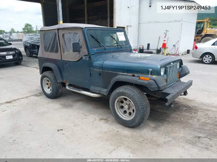 1995 Jeep Wrangler / Yj S/Rio Grande VIN: 1J4FY19P1SP249453 Lot: 42379722