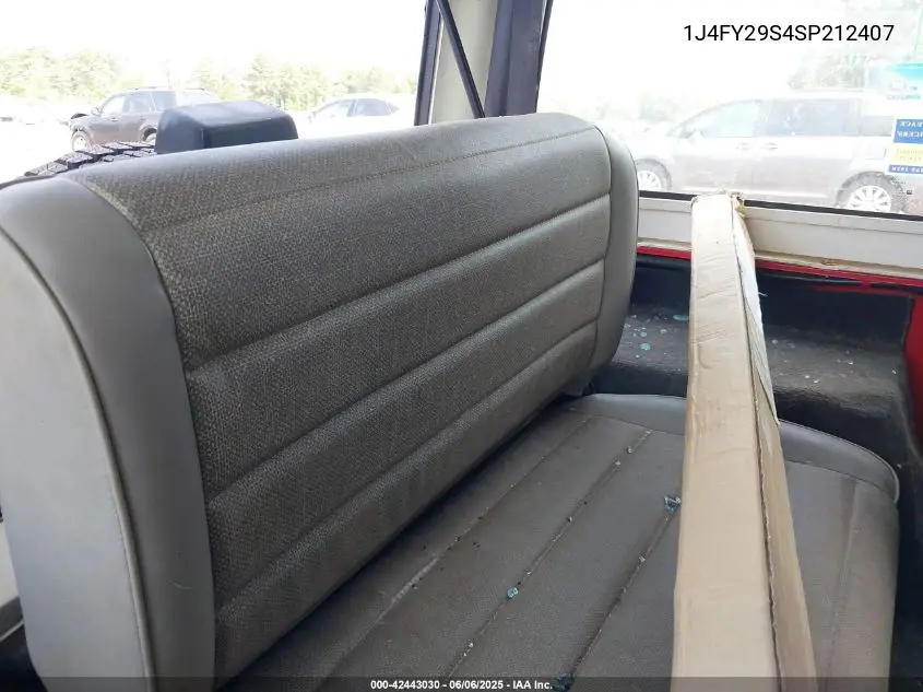 1995 Jeep Wrangler / Yj Se VIN: 1J4FY29S4SP212407 Lot: 42443030